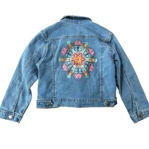 Disney Encanto Girls Jean Jacket Size Medium 7/8